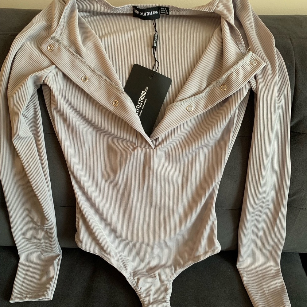Pretty Little Thing Ribbed Bodysuit